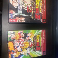 DBZBT2 And DBZBT3 PS2 