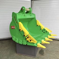  Heavy Duty Rock Bucket 42" inches for Excavator Hitachi ZX 120 or Similar Machines.
