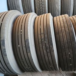 8 Used Tires 24.5 Low Profile 