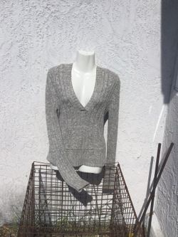 Hollister- vneck...hooded...low neck sweater