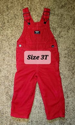 Oshkosh Corduroy Overalls - Size 3T