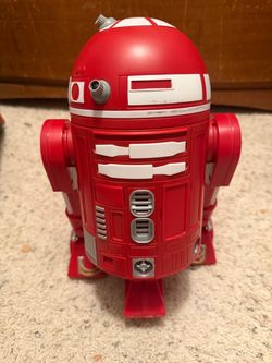 Disneyland Star Wars Droid Depot R-Series Astromech Droid – Powers On, Pairing Mode – Red/White