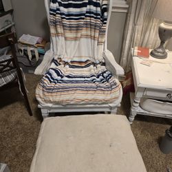 Rocking Chair And Ottoman