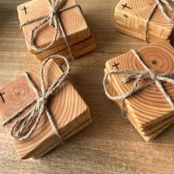 Hand Crafted Wooden Coasters