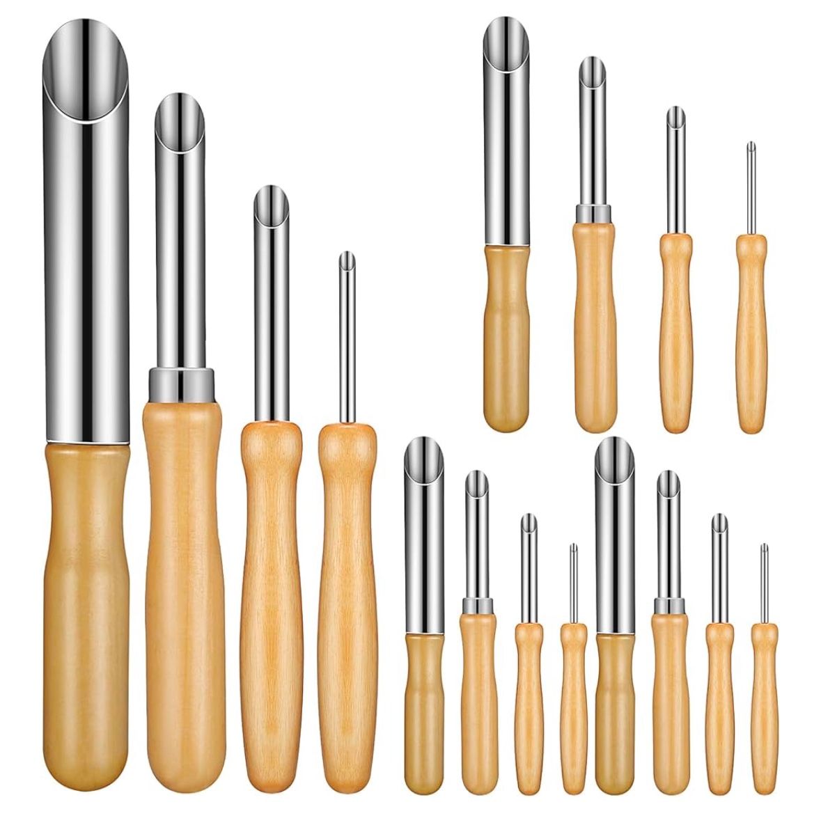 Clay Hole Cutters Stainless