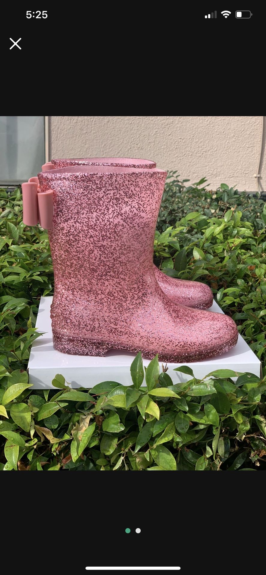 Rain Boots For Kids Niños Girls Sizes 11,12,13,1,2,3,4