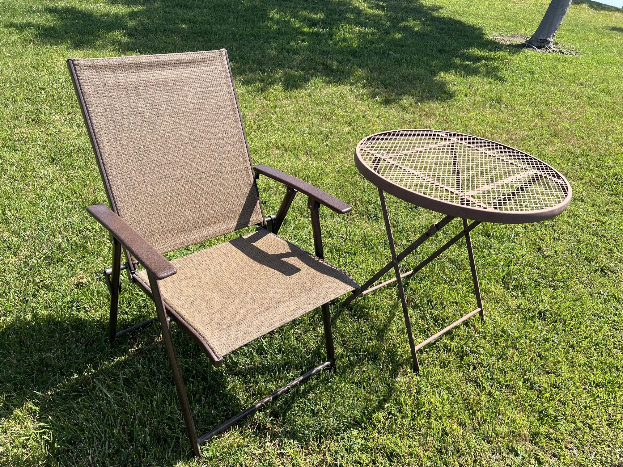 Folding Table And Chair