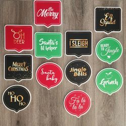 Christmas Photobooth Props 