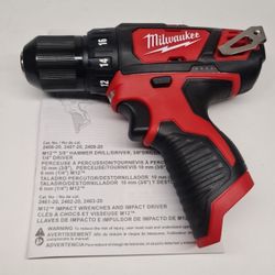 Milwaukee New Drill 12 M -2 Speeds 