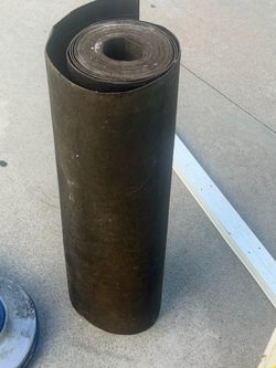 Roll of Black Roofing Felt Paper