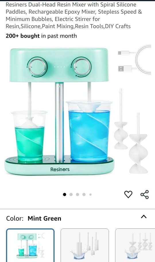 Dual Head Resin Mixer
