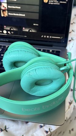 Beats solo HD by Dr. Dre Teal headphones