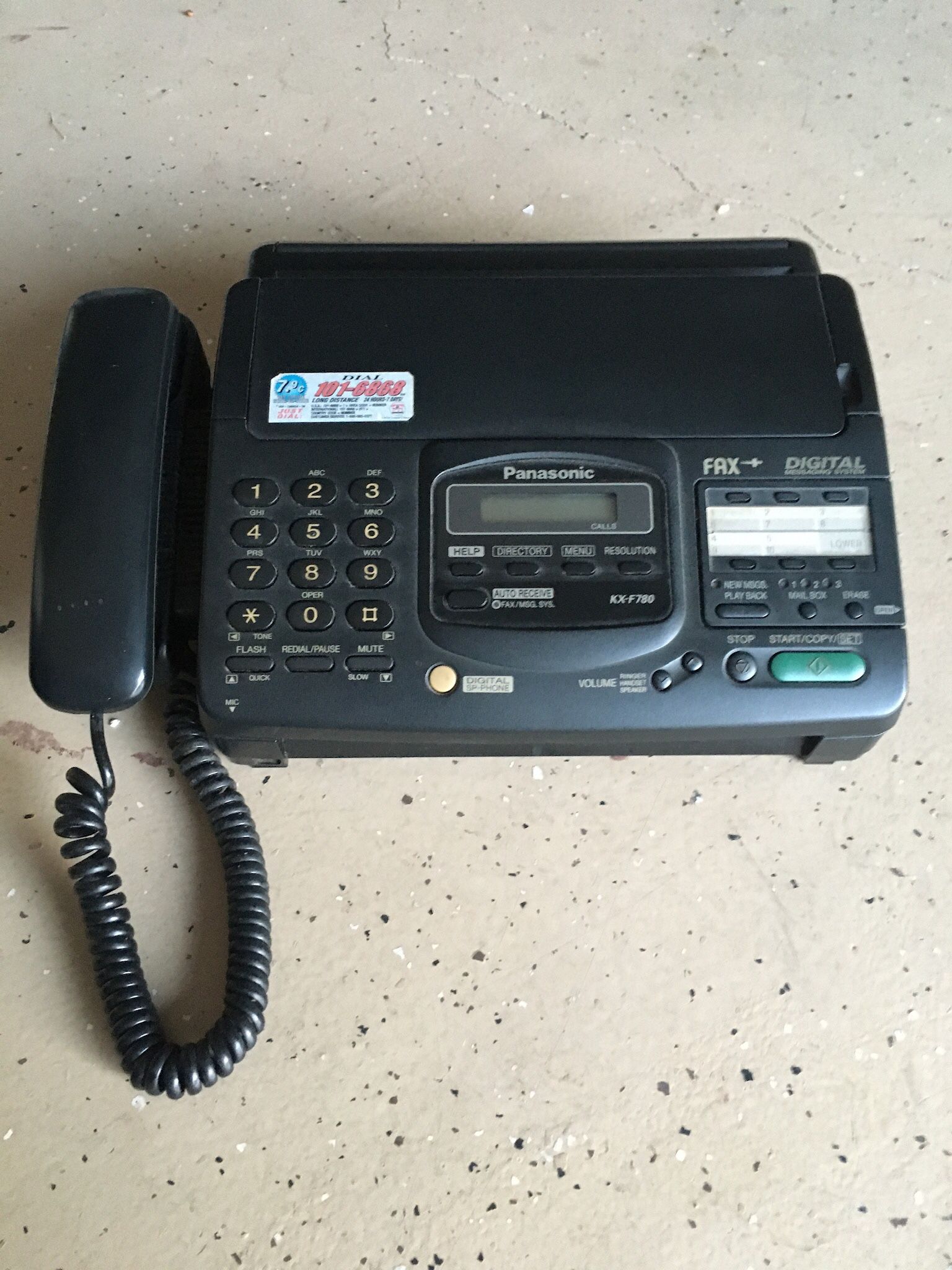 Panasonic KXF780 Phone-Fax-Digital Messaging System
