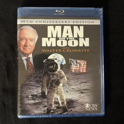 Man on the Moon With Walter Cronkite 40th Anniversary Edition Blu Ray New Sealed