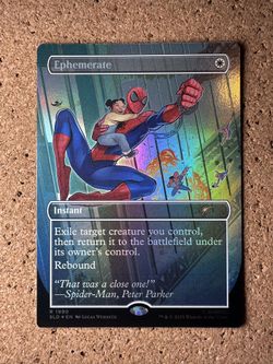 MTG Ephemerate (Rainbow Foil) Secret Lair x Spider-Man 1990 NM