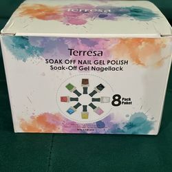 Soak Off Gel Nail Polish 8pk