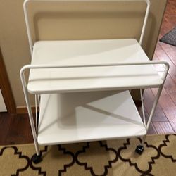 Metal Printer Cart With Wheels 