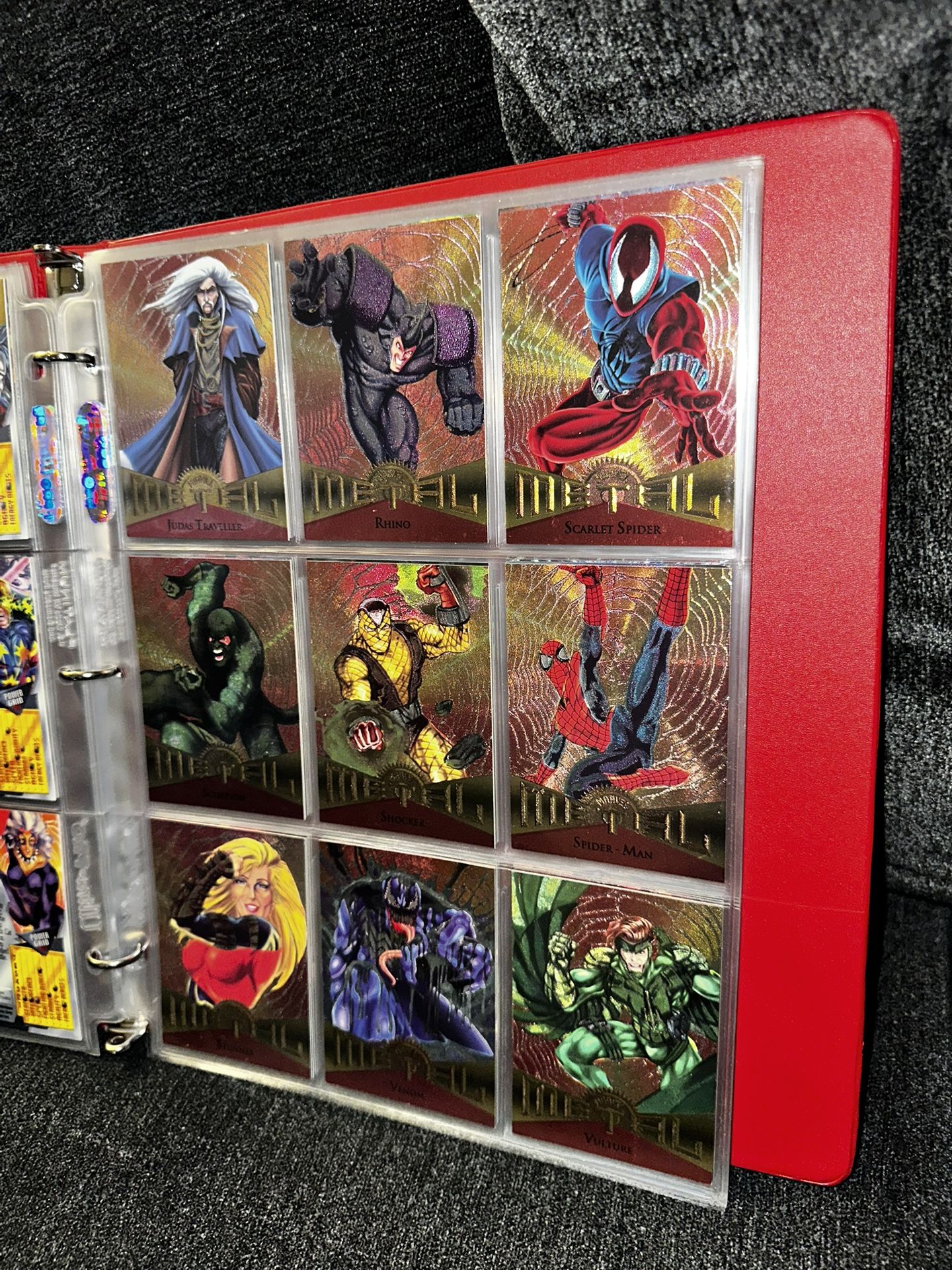 1995 Marvel Metal - 138 Card Complete Base Set