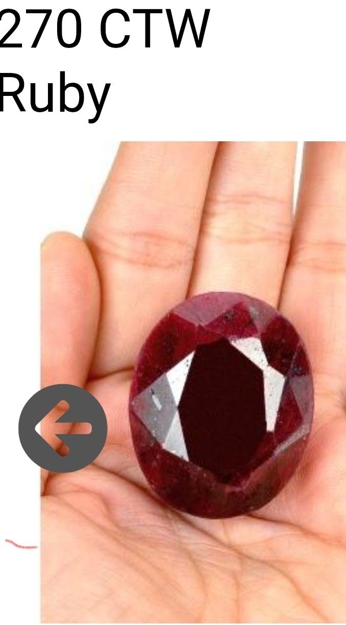 270 CtW Oval Ruby
