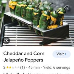 Jalepeño Popper Grilling Rack