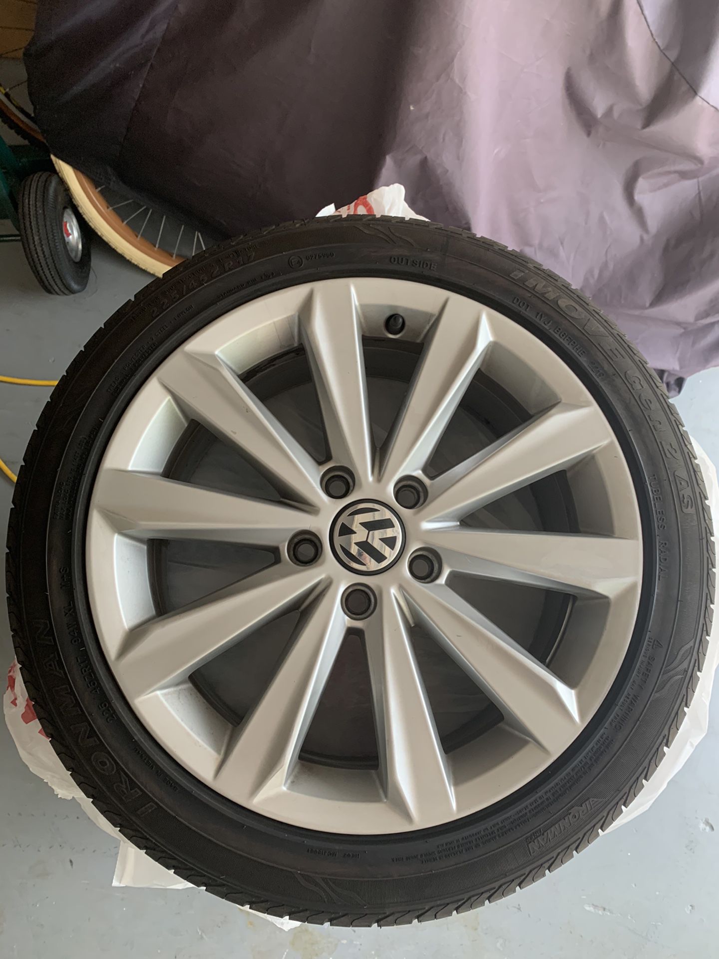 2014 VW golf wheels and tires