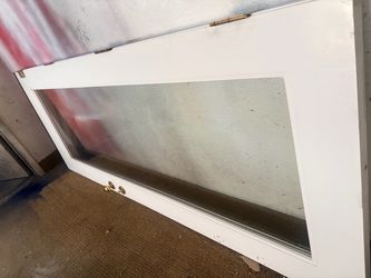 Solid Wood French door excellent condition 94” tall x 36 “ wide