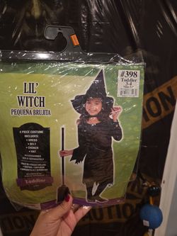 Toddler Witch costume size 3-4