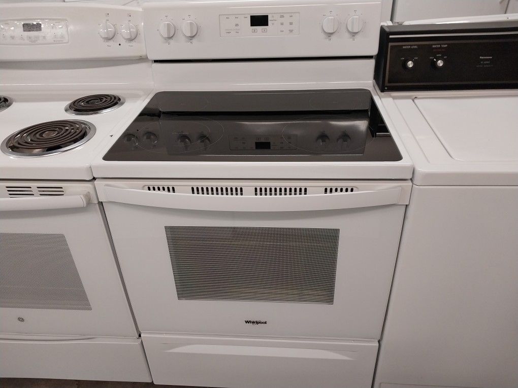 Whirlpool Smooth Top Electric Range Delivery Warranty Installation Available 