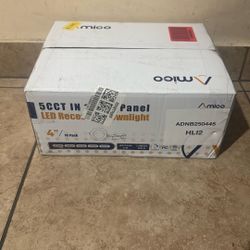 Amico 16 Pack 4 Inch 5CCT Ultra-Thin LED Recessed Ceiling Light with Junction Box, 2700K/3000K/4000K/5000K/6000K Selectable, 11W Eqv 70W, Dimmable Can