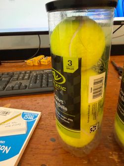9 tennis balls, brand new