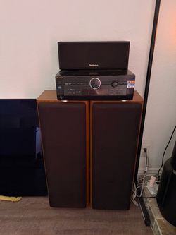 Panasonic AV Receiver and Speakers