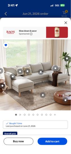 U shaped Sectional couch