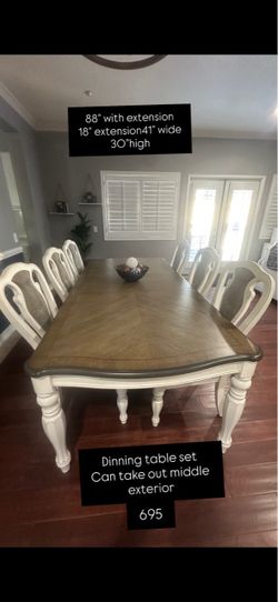 Table with extensions