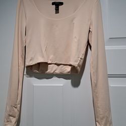 Forever 21, Beige-pink Crop Top
