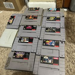 Super Nintendo Entertainment System With Games