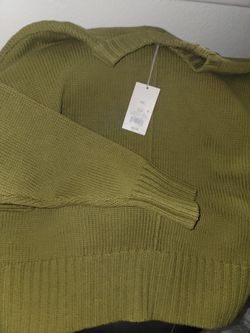 Green sweater