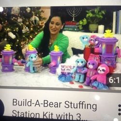 Build A Bear Stuffing Station Kit With 3 Animal Friends   ***Do Yourself At Home *** New In Box 