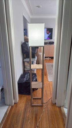 Target floor lamp with shelves