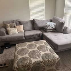 Sectional With Ottoman 