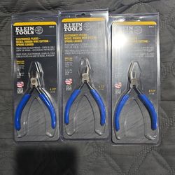 Electronics Pliers  4-1/2.   3 For 60