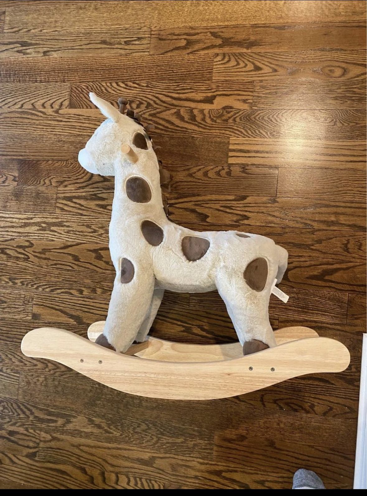 Pottery Barn - Giraffe Plush Nursery Rocker