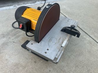 Harbor freight central machinery disc sander 12 inch tool