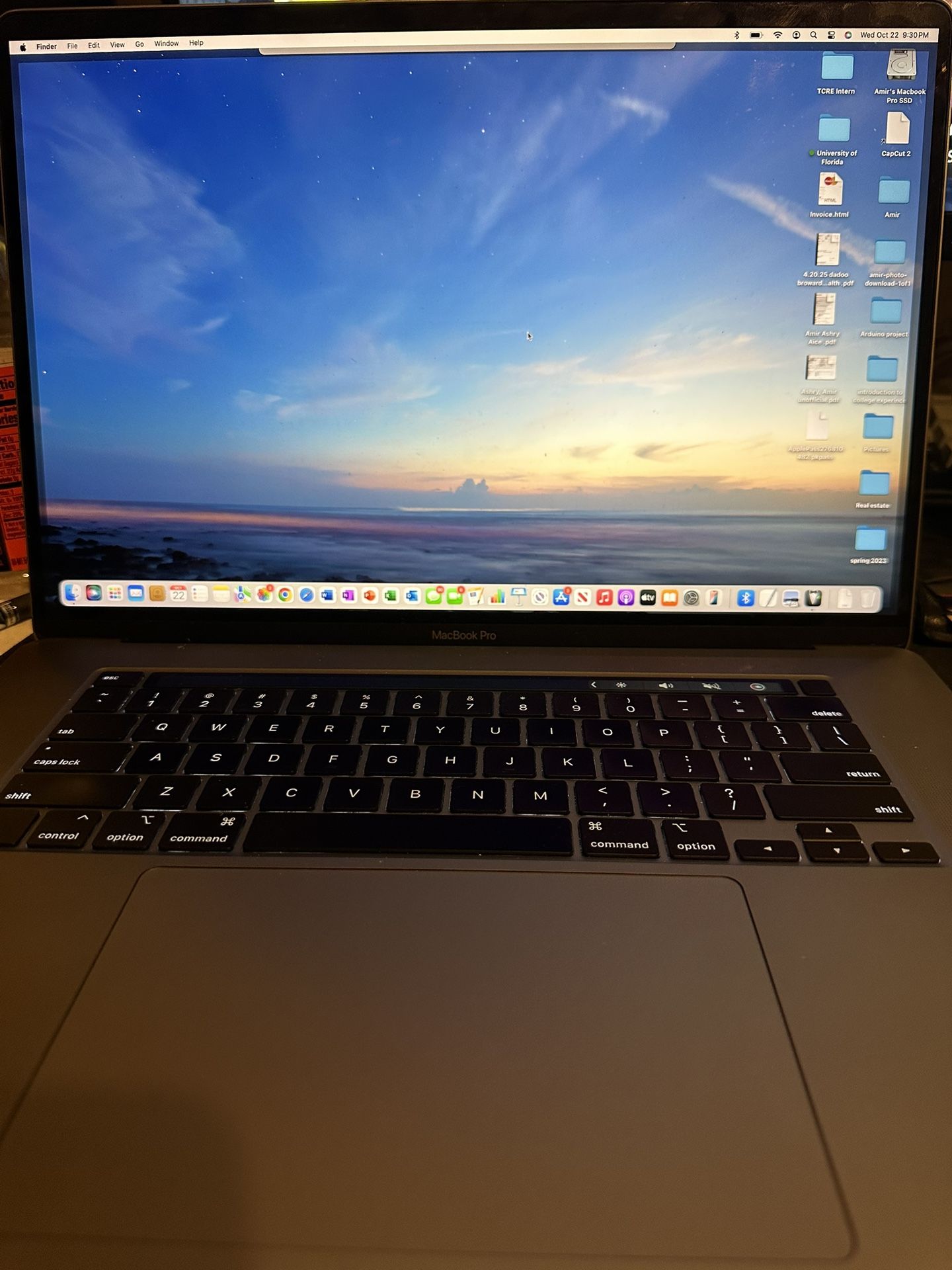 MacBook Pro 2018 4TB storage 16inch Screen