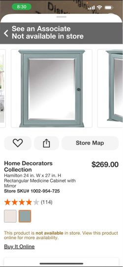 Home Decorators Collection Hamilton Medicine Cabinet with Mirror