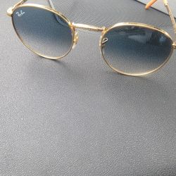 Ray-Ban Gold Frame Sunglasses Authentic with box and case