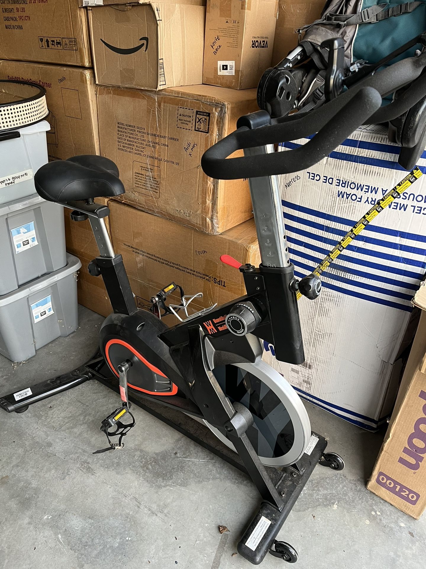 Indoor Cycling Exercise Bike - Barely Used 