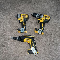 Dewalt 20v XR Brushless Drills Used Normal Wear Works Perfect 