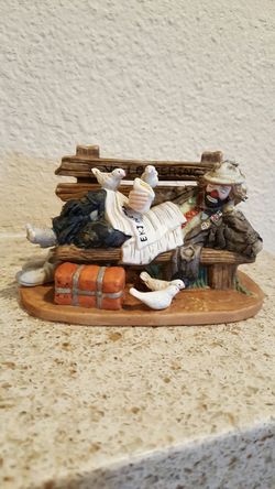 Flambro Emmett Kelly Jr NO LOITERING Limited Figurine