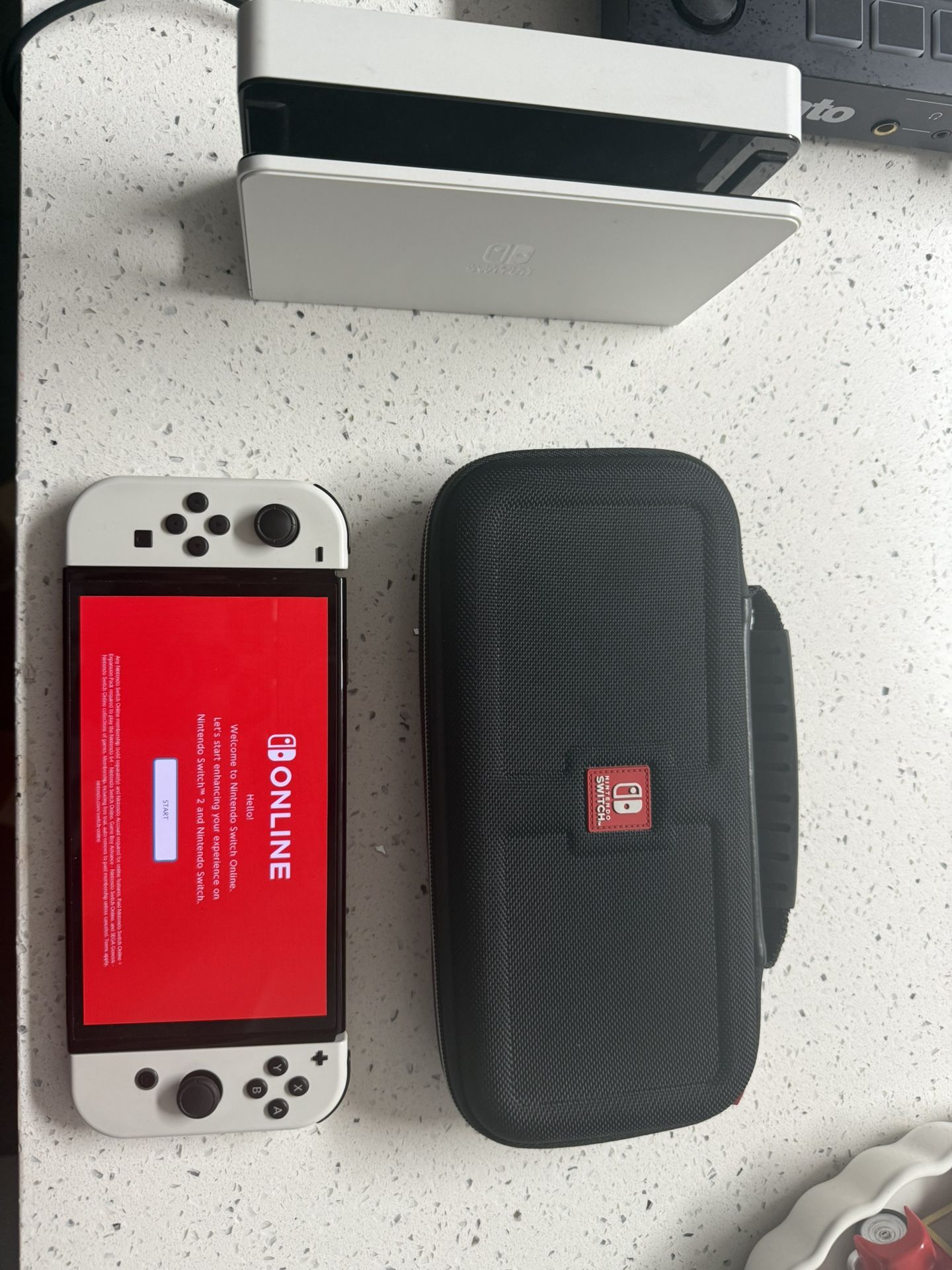 Nintendo Switch With Case 