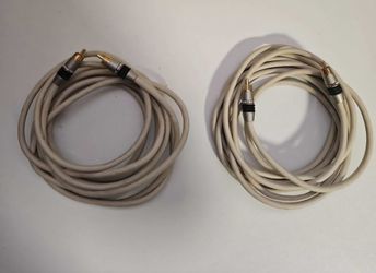 Pair of MonsterBass 300 Subwoofer / RCA Cables - 13 Feet (4m) 